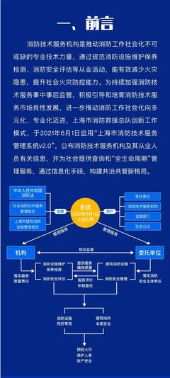 圖解 上海市消防技術(shù)服務(wù)管理系統(tǒng)V2.0——賦能智慧消防新紀(jì)元